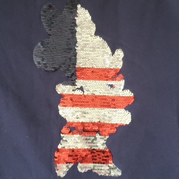 SEQUIN Disney Parks tshirt Minnie Mouse 9-10 - Picture 4 of 8